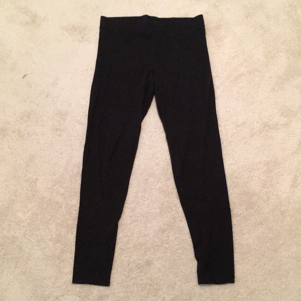 CS Pink black cotton leggings